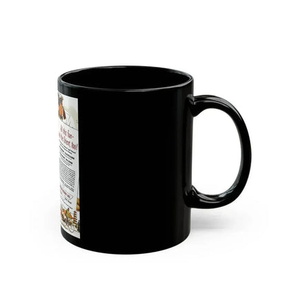 American President Lines ad, 1948 - Black Coffee Mug - Go Mug Yourself