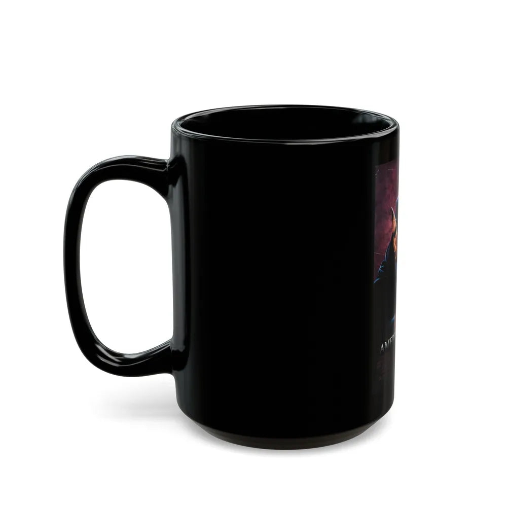 AMERICAN PSYCHO 2000 Movie Poster - Black Coffee Mug-Go Mug Yourself