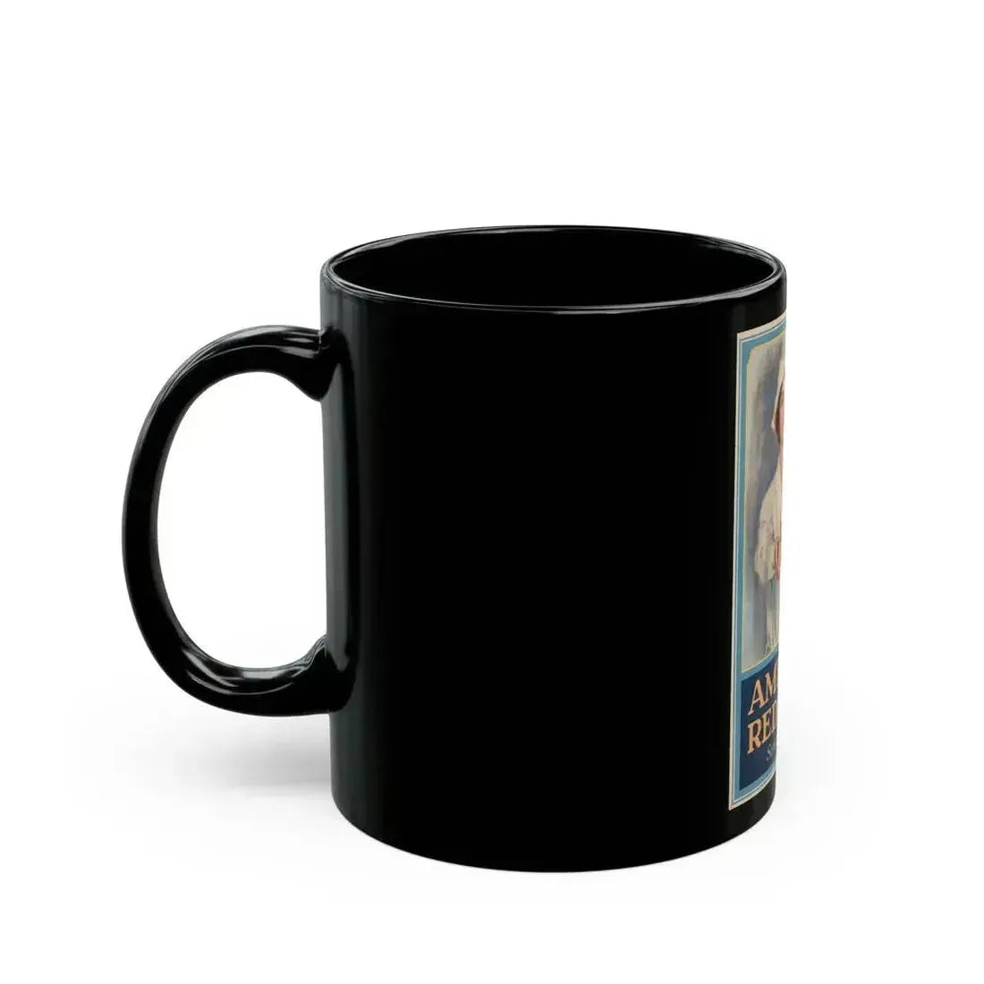 American Red Cross Poster - Black Coffee Mug - Go Mug Yourself