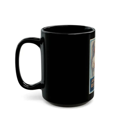 American Red Cross Poster - Black Coffee Mug - Go Mug Yourself