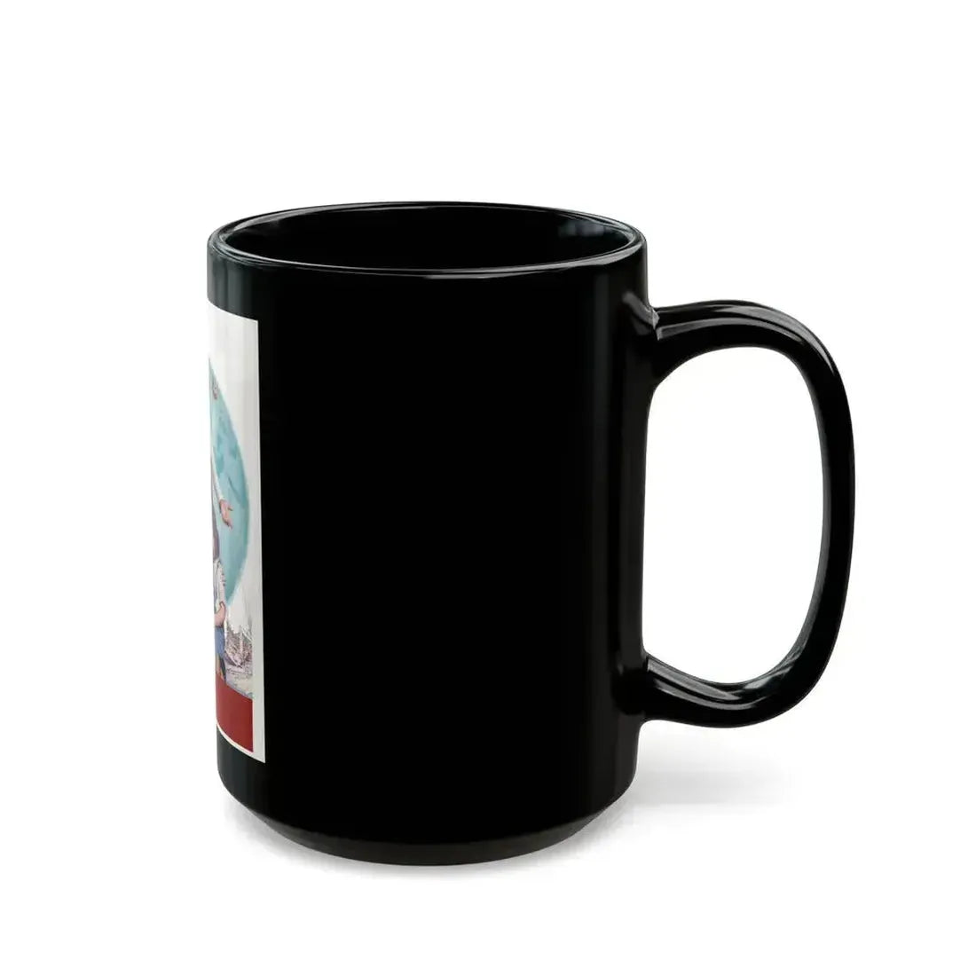 American Red Cross, poster illustration, 1946 - Black Coffee Mug - Go Mug Yourself