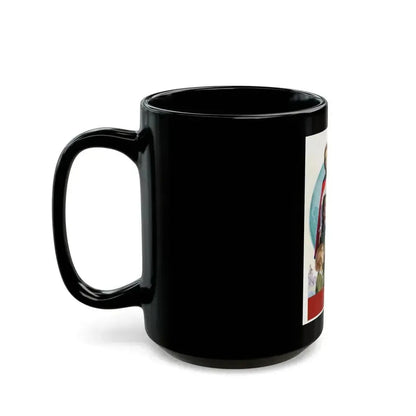 American Red Cross, poster illustration, 1946 - Black Coffee Mug - Go Mug Yourself