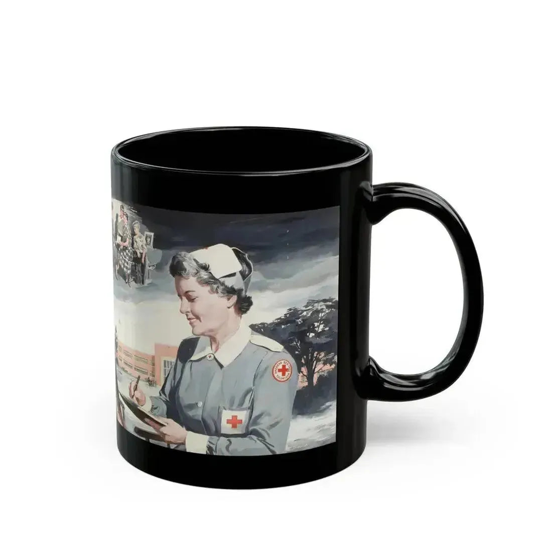 American Red Cross Volunteer - Black Coffee Mug - Go Mug Yourself