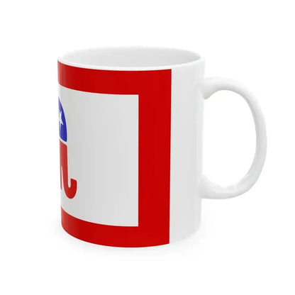 American Republican Flag (United States) White Coffee Mug - Go Mug Yourself
