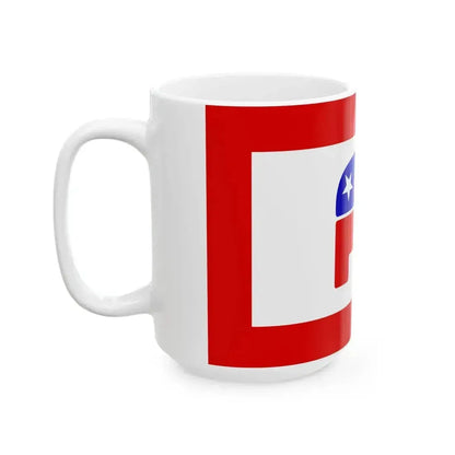 American Republican Flag (United States) White Coffee Mug - Go Mug Yourself