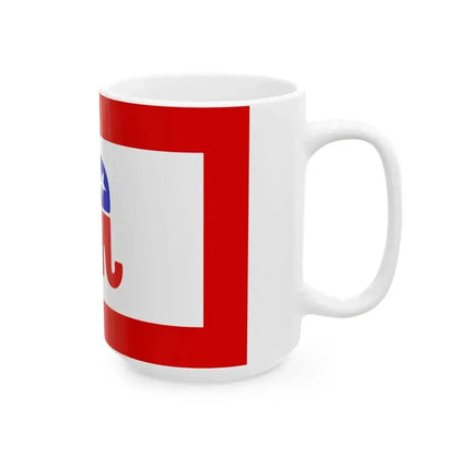 American Republican Flag (United States) White Coffee Mug - Go Mug Yourself