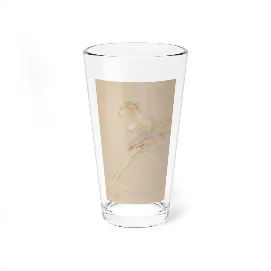 American Revue -- The Bare Idea, 1915 (Magazine Illustration) Pint Glass 16oz 16oz - Go Mug Yourself