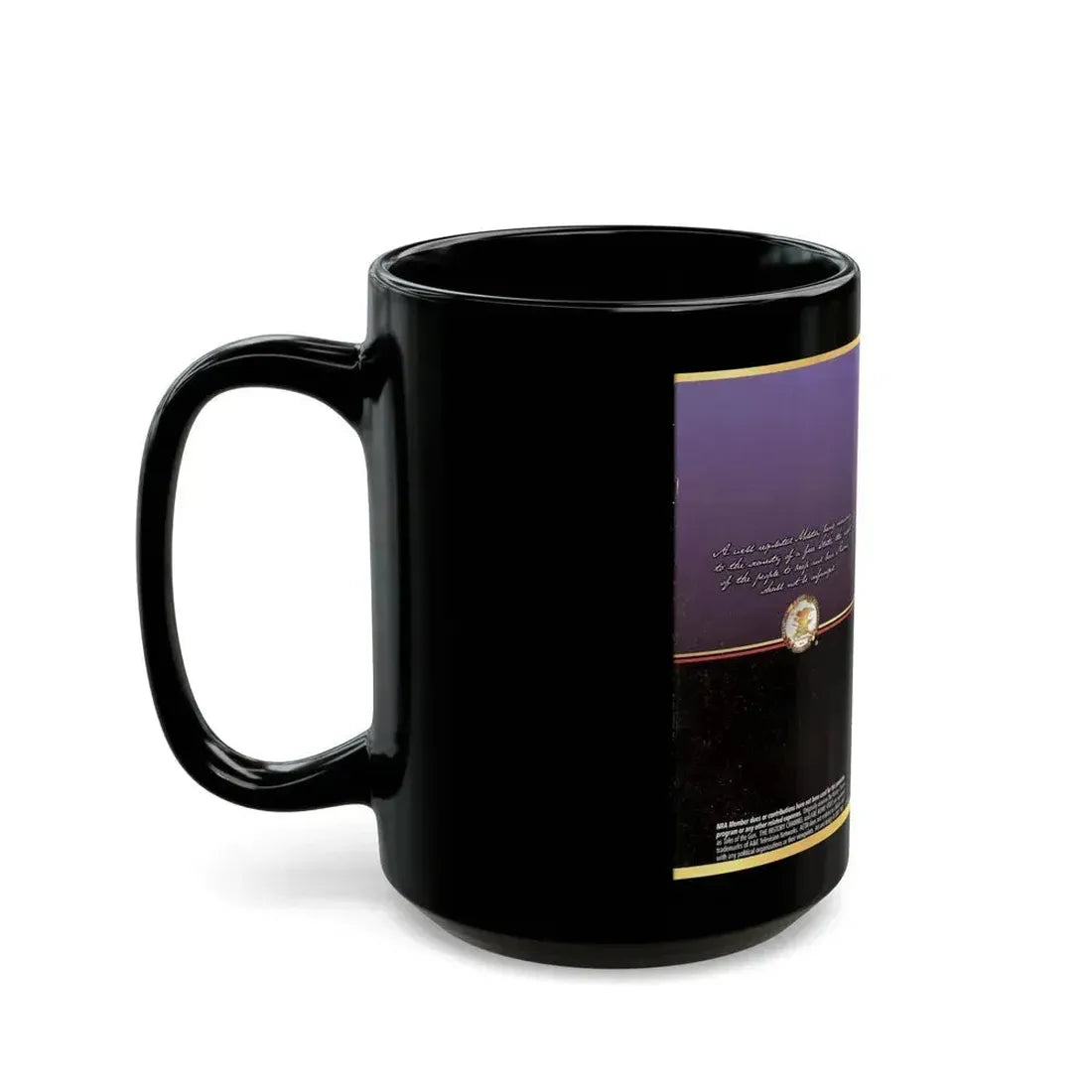 AMERICAN RIFLEMAN VIDEO COLLECTION (VHS COVER) - Black Coffee Mug - Go Mug Yourself