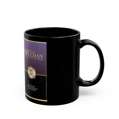 AMERICAN RIFLEMAN VIDEO COLLECTION (VHS COVER) - Black Coffee Mug - Go Mug Yourself