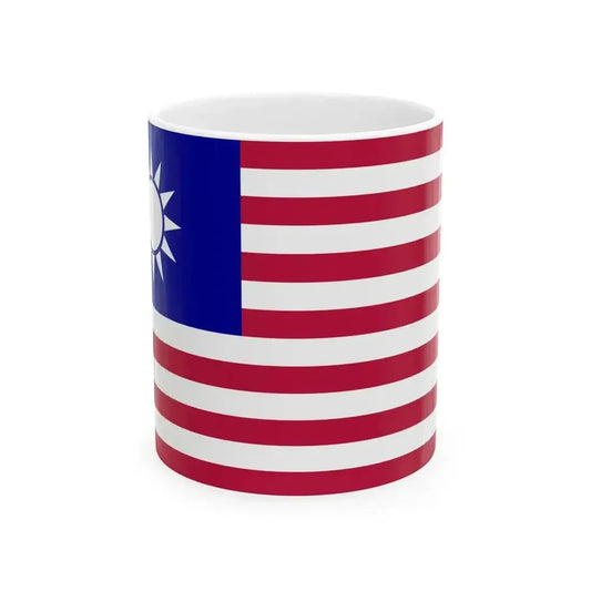 American-Taiwanese flag (United States) White Coffee Mug 11oz - Go Mug Yourself