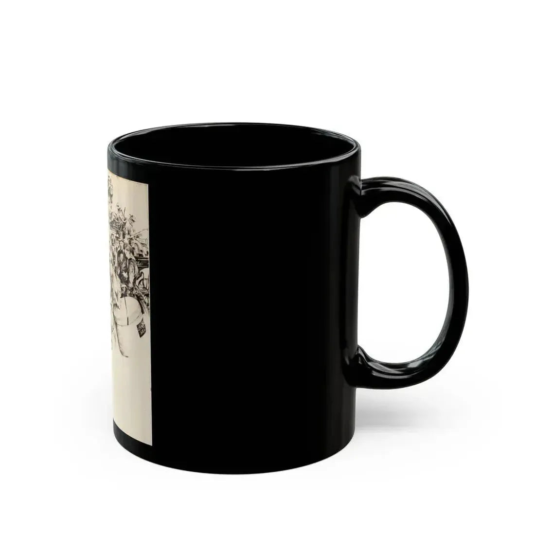 American Weekly  228 Illustration (Hearst Publishing Co., 1948) - Black Coffee Mug - Go Mug Yourself