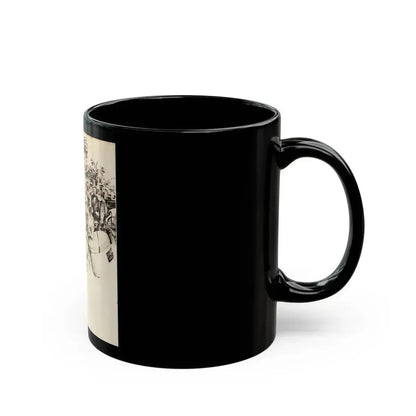 American Weekly  228 Illustration (Hearst Publishing Co., 1948) - Black Coffee Mug - Go Mug Yourself