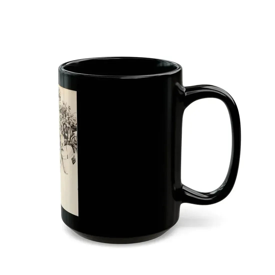 American Weekly  228 Illustration (Hearst Publishing Co., 1948) - Black Coffee Mug - Go Mug Yourself