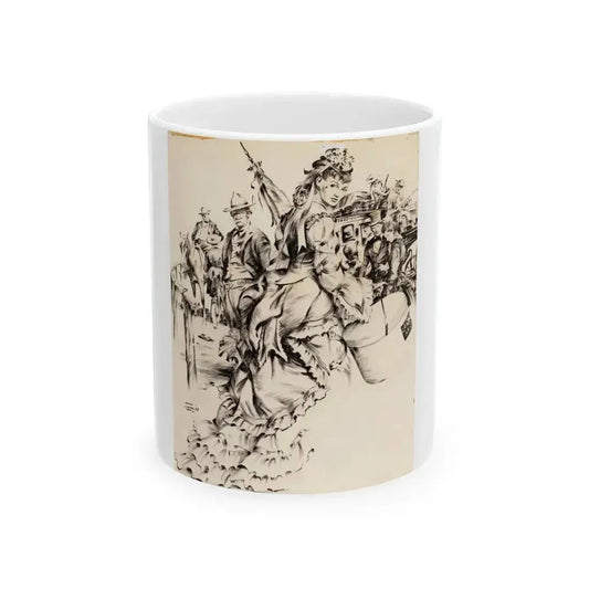 American Weekly  228 Illustration (Hearst Publishing Co., 1948) - White Coffee Mug 11oz - Go Mug Yourself
