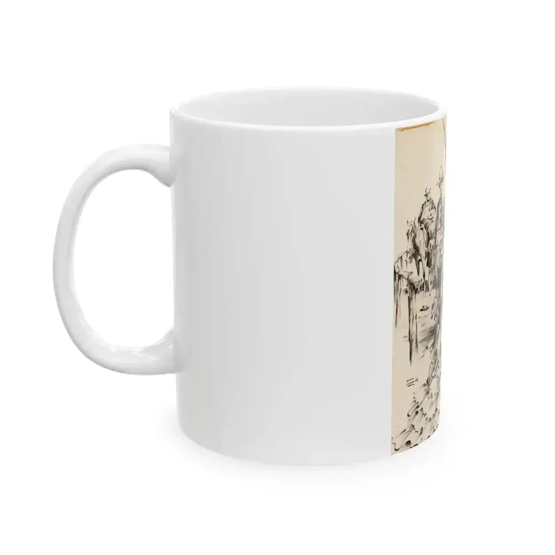 American Weekly  228 Illustration (Hearst Publishing Co., 1948) - White Coffee Mug - Go Mug Yourself