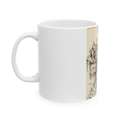 American Weekly  228 Illustration (Hearst Publishing Co., 1948) - White Coffee Mug - Go Mug Yourself