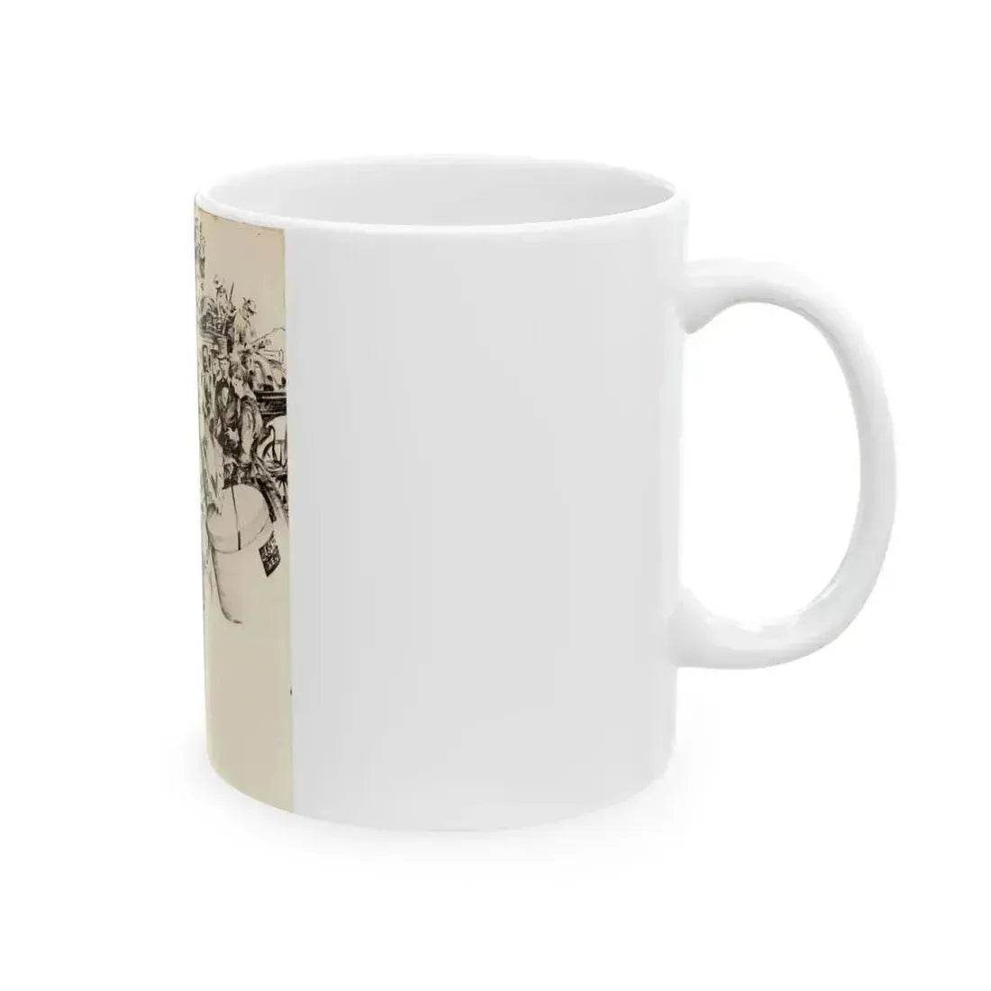 American Weekly  228 Illustration (Hearst Publishing Co., 1948) - White Coffee Mug - Go Mug Yourself