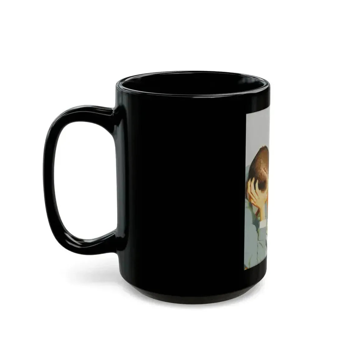 American Weekly Cover Illustration, 1954 - Black Coffee Mug - Go Mug Yourself