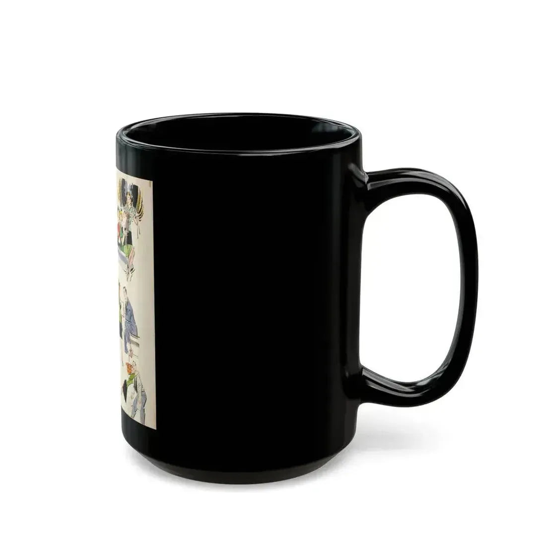 American Weekly illustration - Black Coffee Mug - Go Mug Yourself