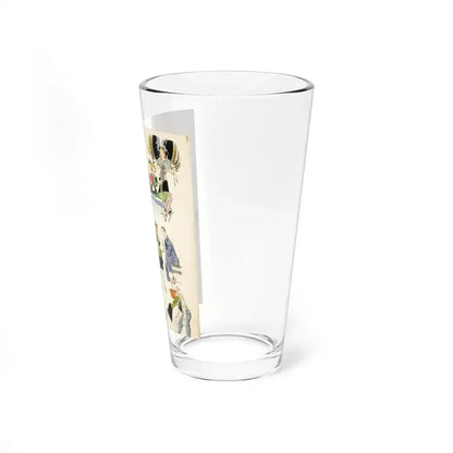American Weekly illustration (Magazine Illustration) Pint Glass 16oz - Go Mug Yourself