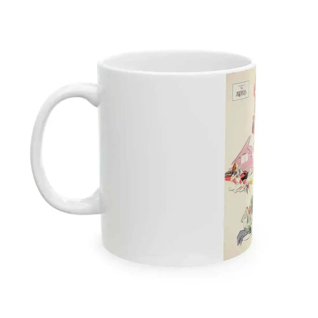 American Weekly illustration - White Coffee Mug - Go Mug Yourself