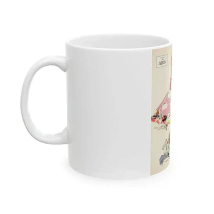 American Weekly illustration - White Coffee Mug - Go Mug Yourself