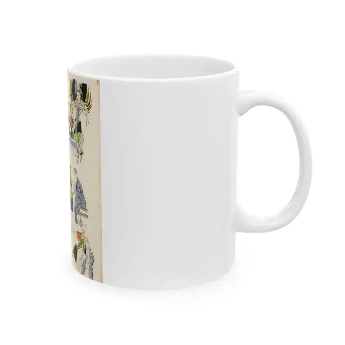 American Weekly illustration - White Coffee Mug - Go Mug Yourself