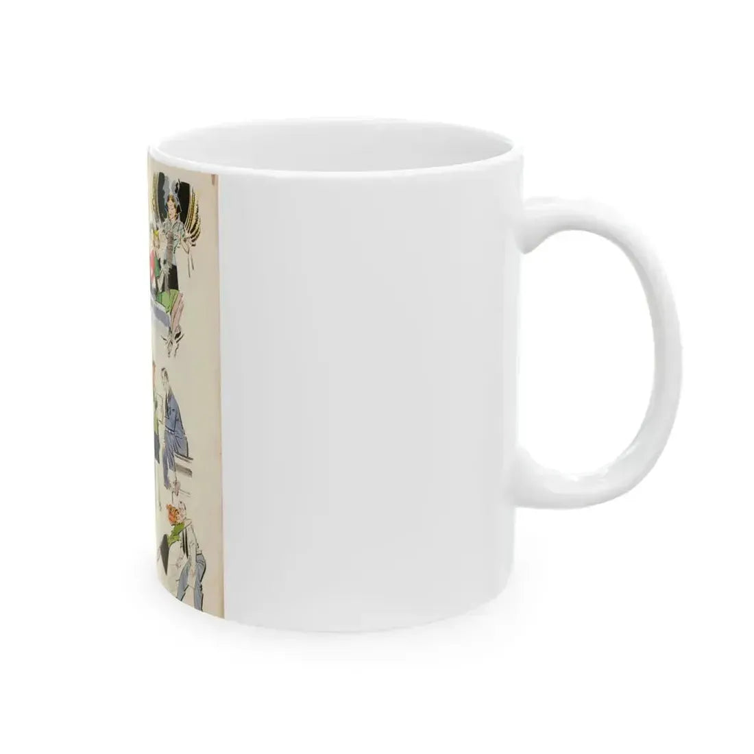 American Weekly illustration - White Coffee Mug - Go Mug Yourself
