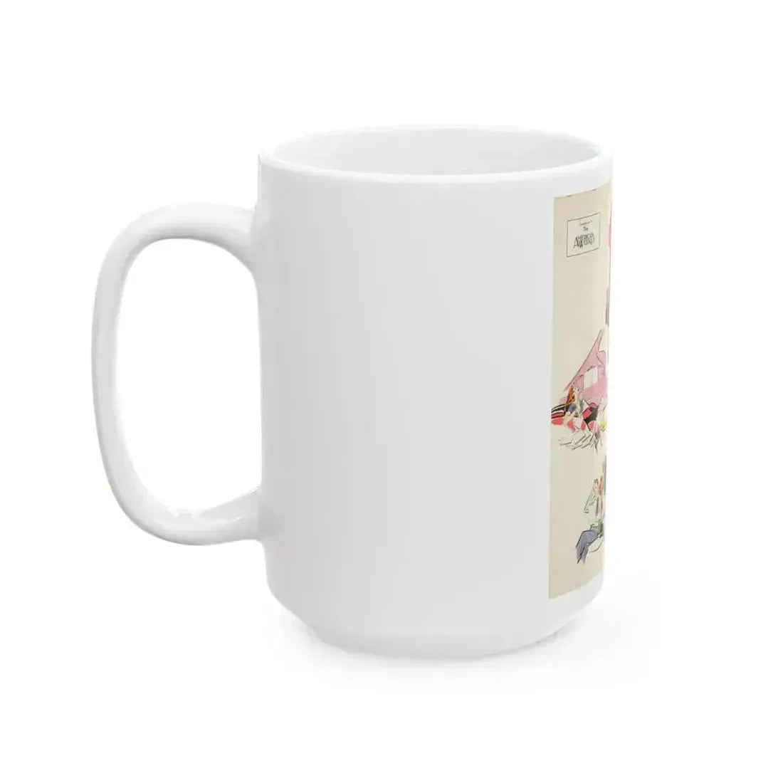 American Weekly illustration - White Coffee Mug - Go Mug Yourself