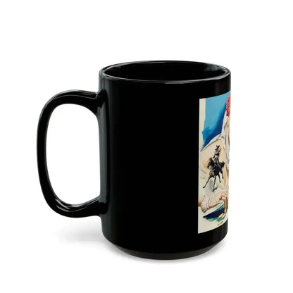 American Weekly Magazine Illustration , c. 1950s - Black Coffee Mug - Go Mug Yourself