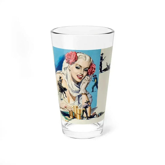 American Weekly Magazine Illustration , c. 1950s (Magazine Illustration) Pint Glass 16oz 16oz - Go Mug Yourself