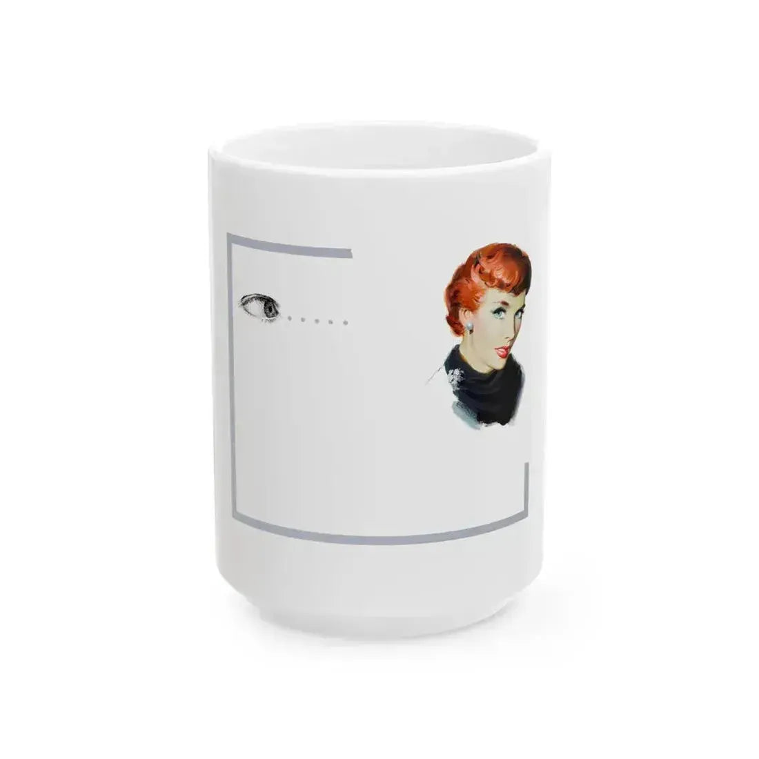 American Weekly Magazine Illustration - White Coffee Mug 15oz - Go Mug Yourself