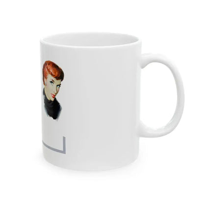 American Weekly Magazine Illustration - White Coffee Mug - Go Mug Yourself