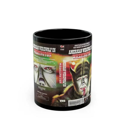 AMERICAN WEREWOLF IN WASHINGTON (VHS COVER) - Black Coffee Mug 11oz - Go Mug Yourself