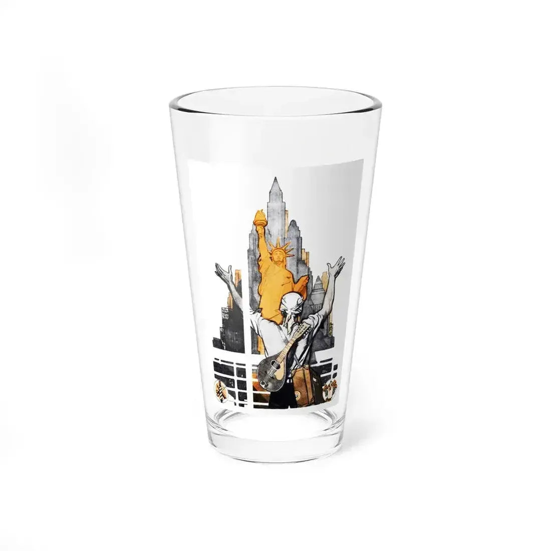 Americans First, The American Magazine, June 1937 (Magazine Illustration) Pint Glass 16oz 16oz - Go Mug Yourself