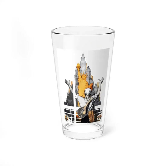 Americans First, The American Magazine, June 1937 (Magazine Illustration) Pint Glass 16oz 16oz - Go Mug Yourself