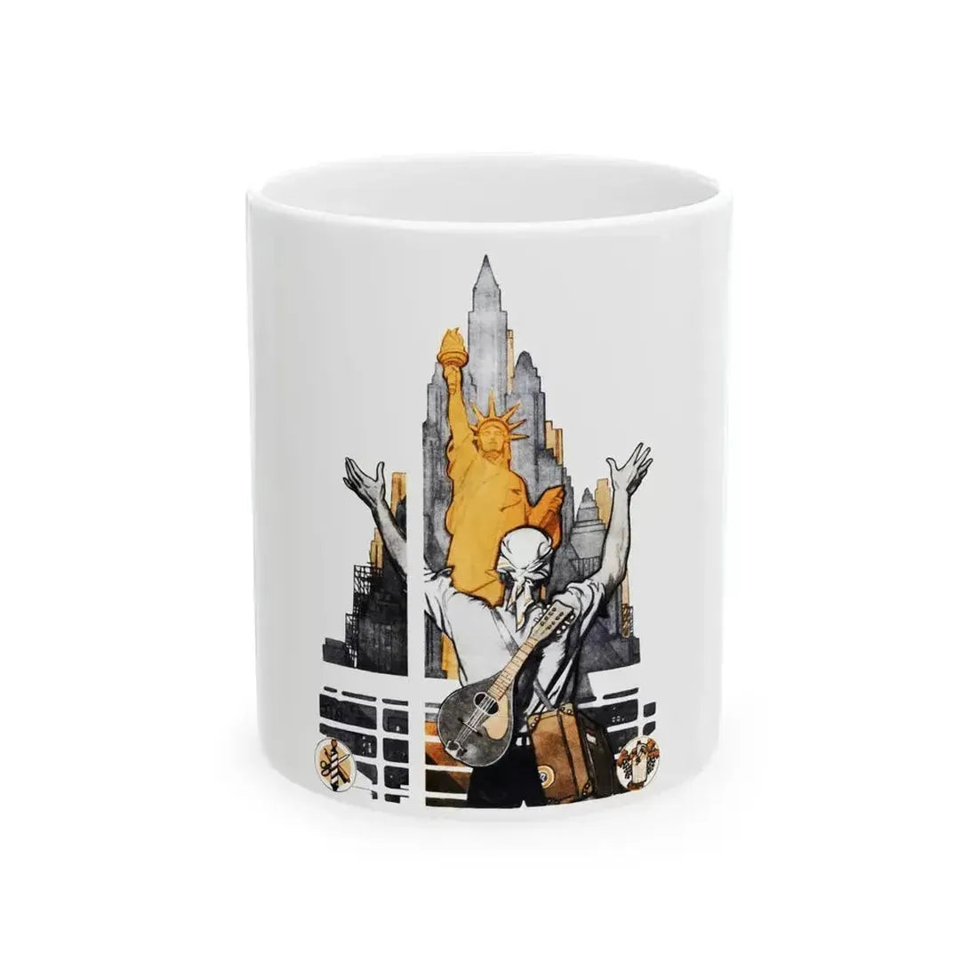 Americans First, The American Magazine, June 1937 - White Coffee Mug 11oz - Go Mug Yourself