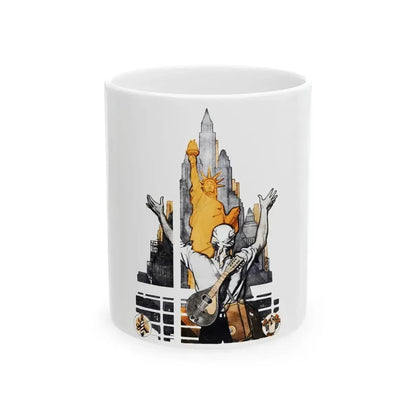 Americans First, The American Magazine, June 1937 - White Coffee Mug 11oz - Go Mug Yourself