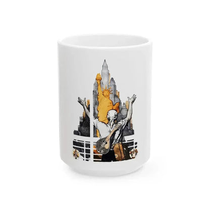 Americans First, The American Magazine, June 1937 - White Coffee Mug 15oz - Go Mug Yourself