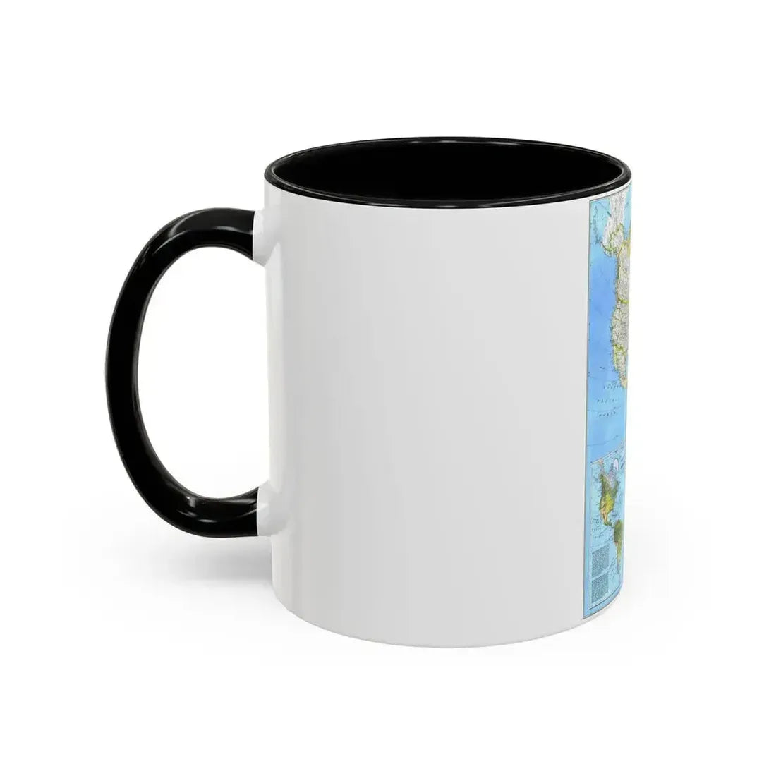 Americas, The (1979) (Map) Accent Coffee Mug - Go Mug Yourself