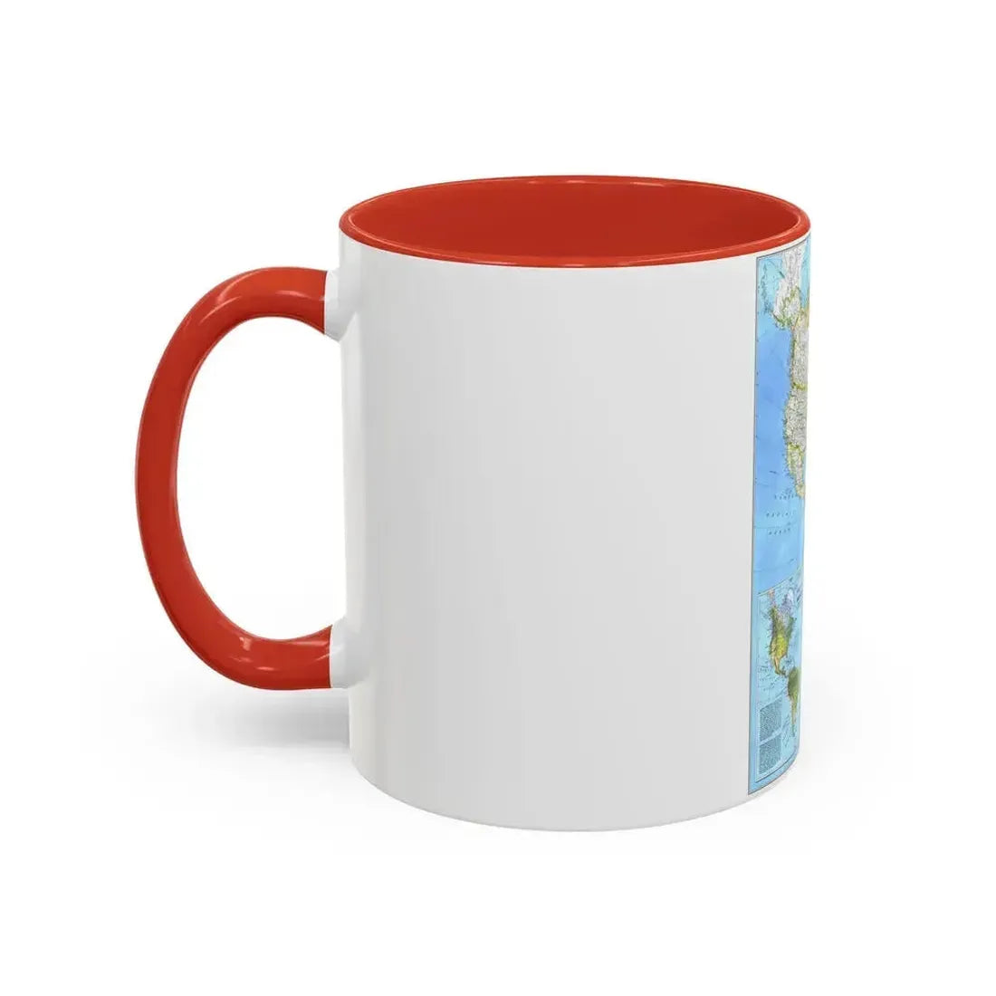 Americas, The (1979) (Map) Accent Coffee Mug - Go Mug Yourself