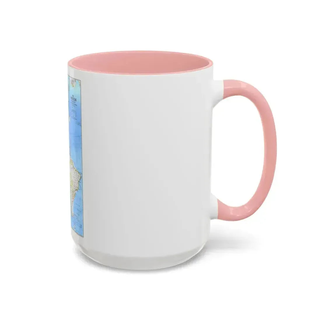 Americas, The (1979) (Map) Accent Coffee Mug - Go Mug Yourself