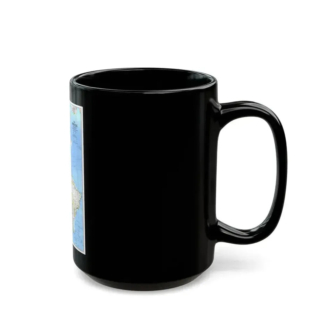 Americas, The (1979) (Map) Black Coffee Mug - Go Mug Yourself