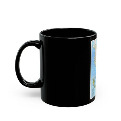 Americas, The (1979) (Map) Black Coffee Mug-Go Mug Yourself