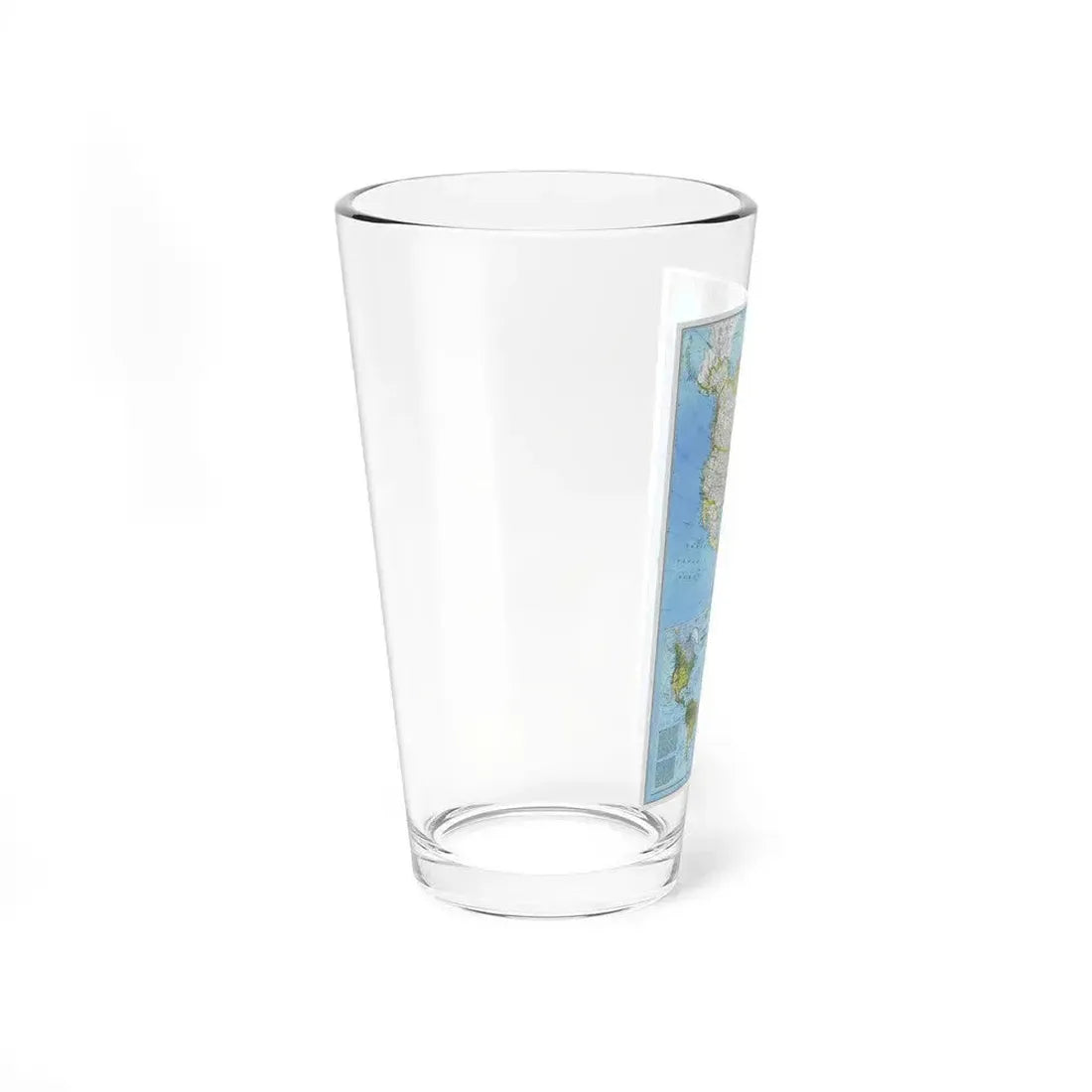 Americas, The (1979) (Map) Pint Glass 16oz - Go Mug Yourself