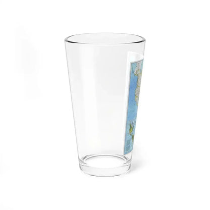Americas, The (1979) (Map) Pint Glass 16oz - Go Mug Yourself
