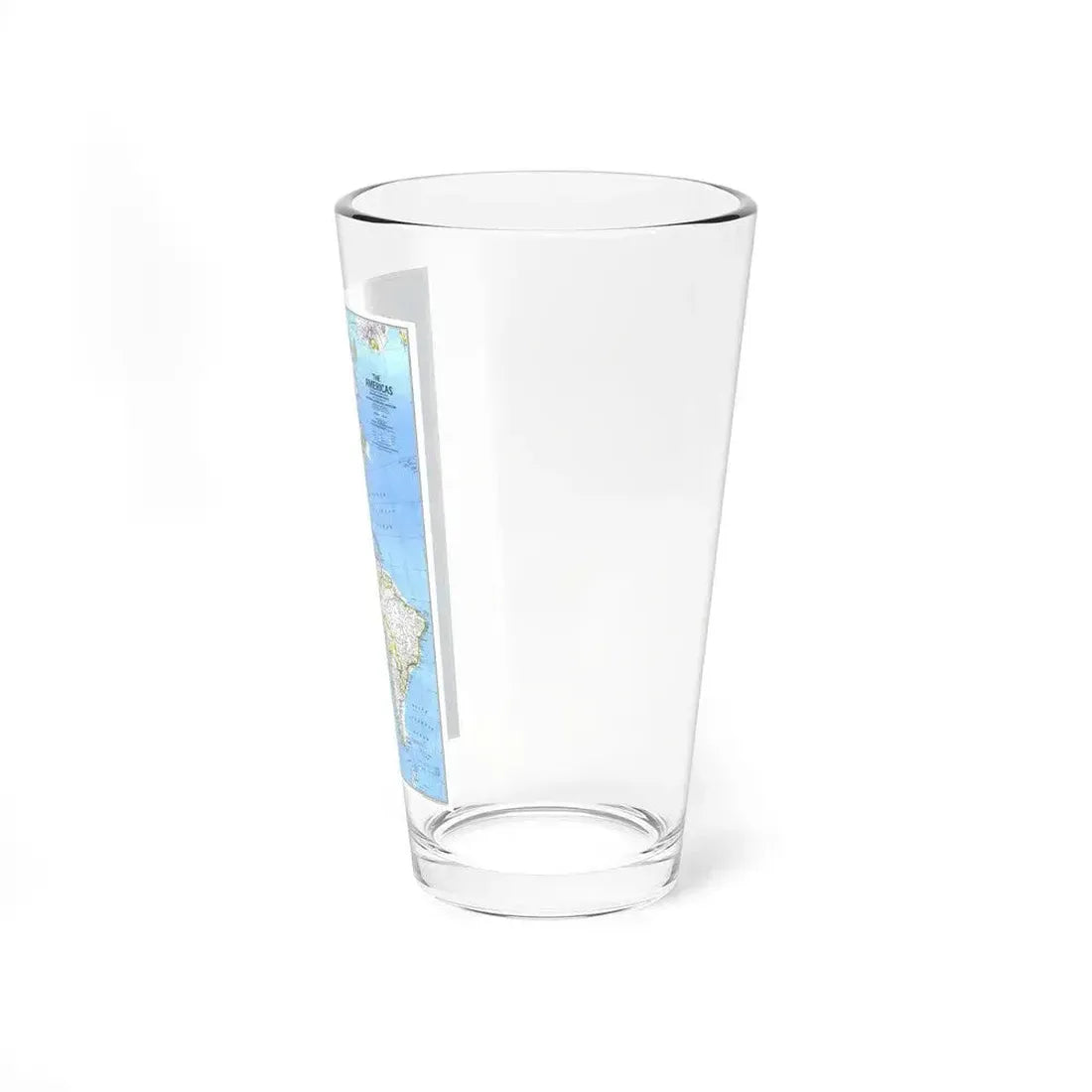 Americas, The (1979) (Map) Pint Glass 16oz - Go Mug Yourself