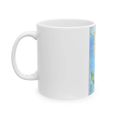 Americas, The (1979) (Map) White Coffee Mug-Go Mug Yourself