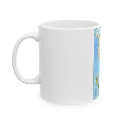 Americas, The (1979) (Map) White Coffee Mug - Go Mug Yourself