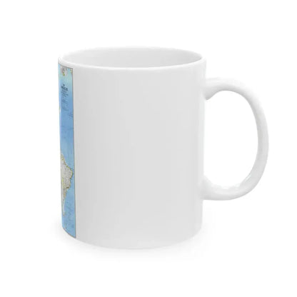 Americas, The (1979) (Map) White Coffee Mug - Go Mug Yourself